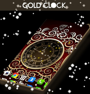 اسکرین شات برنامه Gold Clock 2021 1