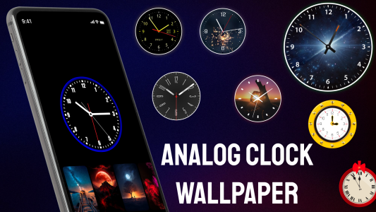 اسکرین شات 1 برنامه Neon Digital Clock Wallpaper