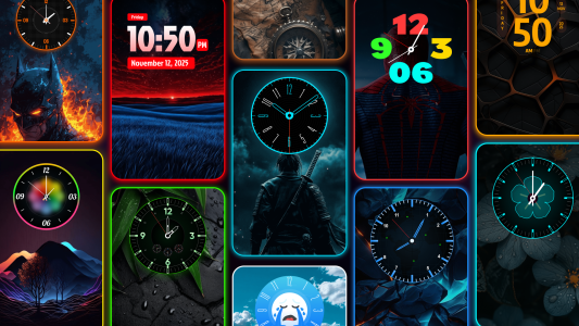 اسکرین شات 2 برنامه Neon Digital Clock Smart Watch