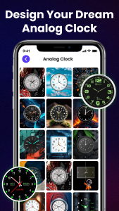 اسکرین شات 5 برنامه Neon Digital Clock Wallpaper