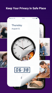 اسکرین شات برنامه Clock Vault, Gallery Lock 1