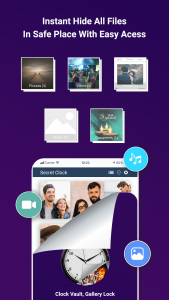 اسکرین شات برنامه Clock Vault, Gallery Lock 2