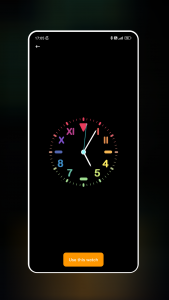 اسکرین شات برنامه Neon Clock Wallpaper 2