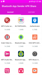 اسکرین شات برنامه Bluetooth App Sender APK Share 8
