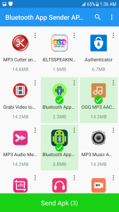 اسکرین شات برنامه Bluetooth App Sender APK Share 2