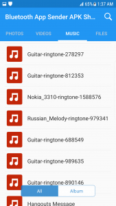 اسکرین شات برنامه Bluetooth App Sender APK Share 5