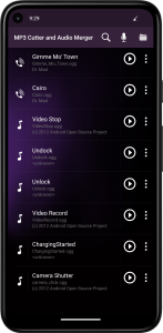 اسکرین شات 3 برنامه MP3 Cutter and Audio Merger