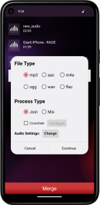 اسکرین شات 5 برنامه MP3 Cutter and Audio Merger