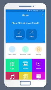 اسکرین شات برنامه Sendo - File Share & Transfer 1