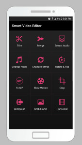 اسکرین شات 1 برنامه Smart Video Editor Trim Merge