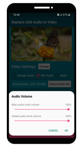 اسکرین شات 4 برنامه Replace Add Audio to Video