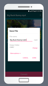 اسکرین شات 4 برنامه LiteC Video MP3 Audio Extract