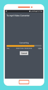 اسکرین شات 6 برنامه To mp4 3gp webm Video Converte