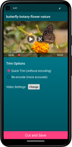 اسکرین شات 4 برنامه VEdit Video Cutter and Merger