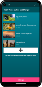 اسکرین شات 5 برنامه VEdit Video Cutter and Merger