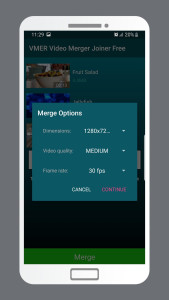 اسکرین شات 3 برنامه VMER Video Merger Joiner