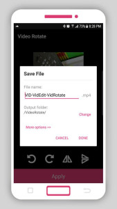 اسکرین شات 6 برنامه Smart Video Rotate and Flip