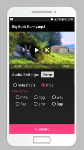 اسکرین شات 3 برنامه Video To Mp3 Audio Converter
