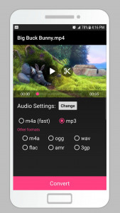 اسکرین شات برنامه Video To Mp3 Audio Converter 3