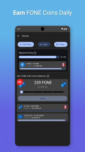 اسکرین شات برنامه Fone Network AI, Earning, NFTs 3