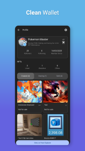 اسکرین شات 5 برنامه Fone Wallet - AI, NFTs, DePIN