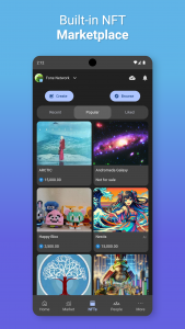 اسکرین شات 5 برنامه Fone Wallet - AI, NFTs, DePIN