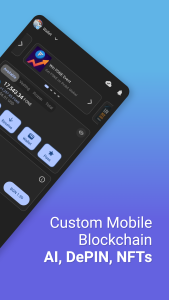 اسکرین شات 2 برنامه Fone Wallet - AI, NFTs, DePIN