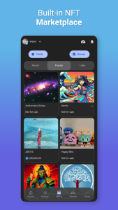 اسکرین شات 6 برنامه Fone Wallet - AI, NFTs, DePIN