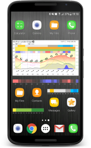 اسکرین شات 2 برنامه Meteogram Weather Widget
