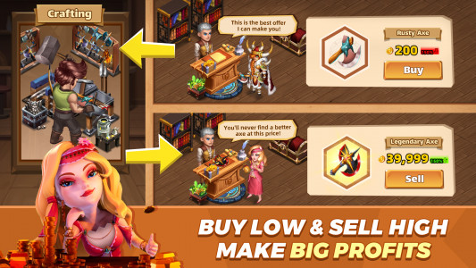 اسکرین شات 2 بازی Shop Heroes Legends: Idle RPG