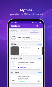اسکرین شات 4 برنامه Kortext ebooks & etextbooks