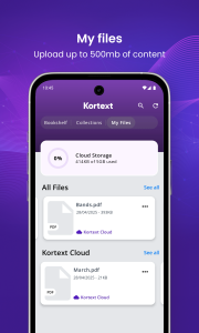 اسکرین شات 4 برنامه Kortext ebooks & etextbooks