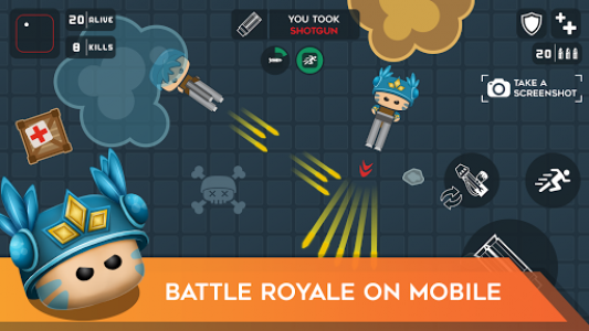 اسکرین شات بازی Mobg.io Survive Battle Royale 1