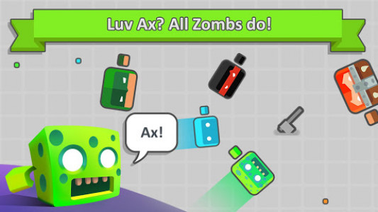 اسکرین شات بازی Zlax.io Zombs Luv Ax 3