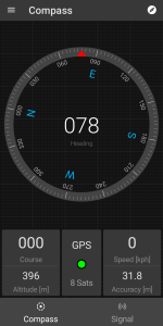اسکرین شات 2 برنامه Compass and GPS tools