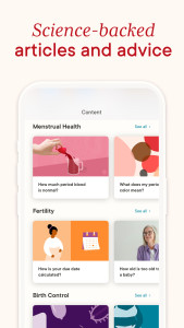 اسکرین شات 8 برنامه Clue Cycle & Period Tracker