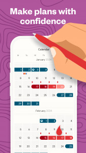 اسکرین شات برنامه Clue Period Tracker & Calendar 3