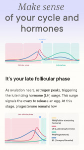 اسکرین شات 2 برنامه Clue Period & Cycle Tracker