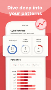 اسکرین شات برنامه Clue Cycle & Period Tracker 5