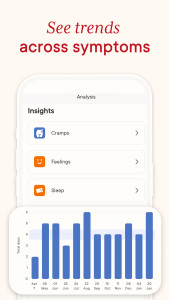 اسکرین شات 6 برنامه Clue Cycle & Period Tracker