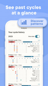 اسکرین شات برنامه Clue Cycle & Period Tracker 4