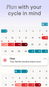 اسکرین شات 5 برنامه Clue Period & Cycle Tracker