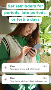 اسکرین شات برنامه Clue Cycle & Period Tracker 6