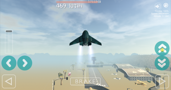 اسکرین شات بازی Jet Flying Free 3D 2