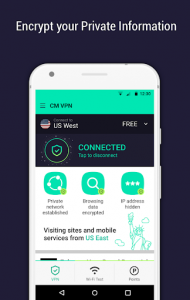 اسکرین شات برنامه CM Security Open VPN - Free, fast unlimited proxy 4