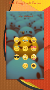 اسکرین شات برنامه Cute Emoji Lock Screen 5