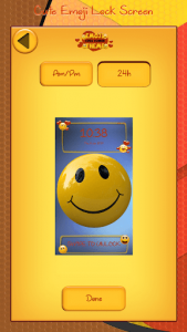 اسکرین شات برنامه Cute Emoji Lock Screen 2