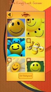 اسکرین شات برنامه Cute Emoji Lock Screen 3