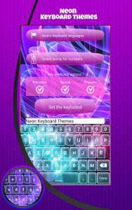 اسکرین شات برنامه Neon Keyboard Themes 5