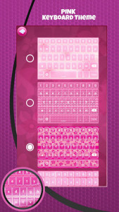 اسکرین شات برنامه Pink Keyboard Theme 4